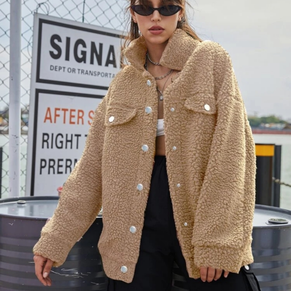 Teddy oversized coat